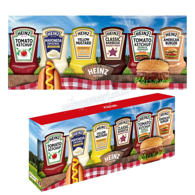 Heinz Picnic Selection Pack 6 x 220ml – Ultimate Sauce Variety Box