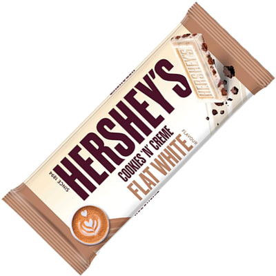 Hershey's Cookies N Creme Flat White Flavour 90g (Box of 24)