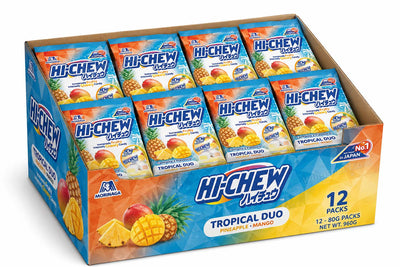 Hi-Chew Tropical Mix Bag 80g – 12 Pack