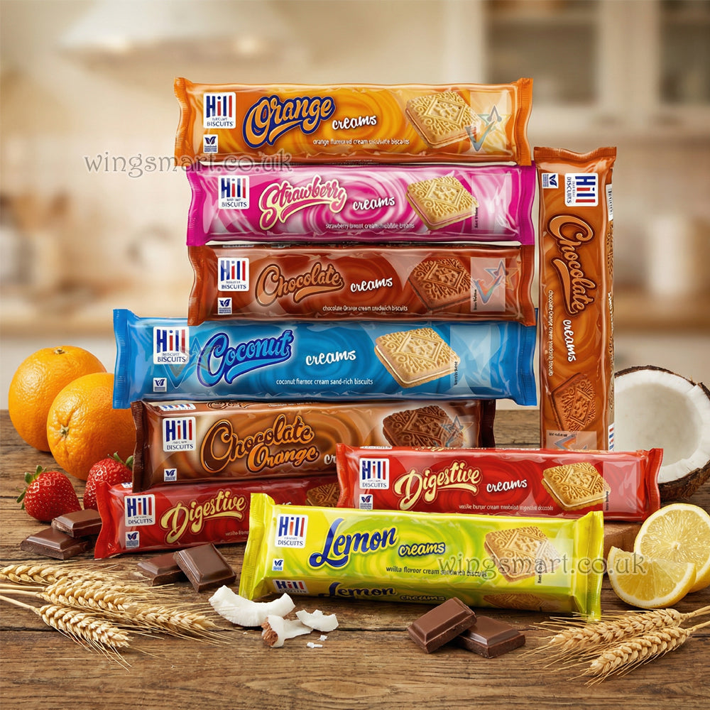 Hills Cream Biscuits Random Mixed Selection Pack 150g