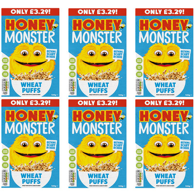 Honey Monster Wheat Puffs 520g PMP