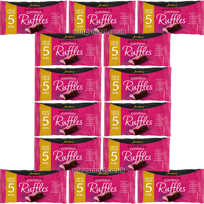 Jameson's Raspberry & Coconut Ruffles 5 Pack 130g