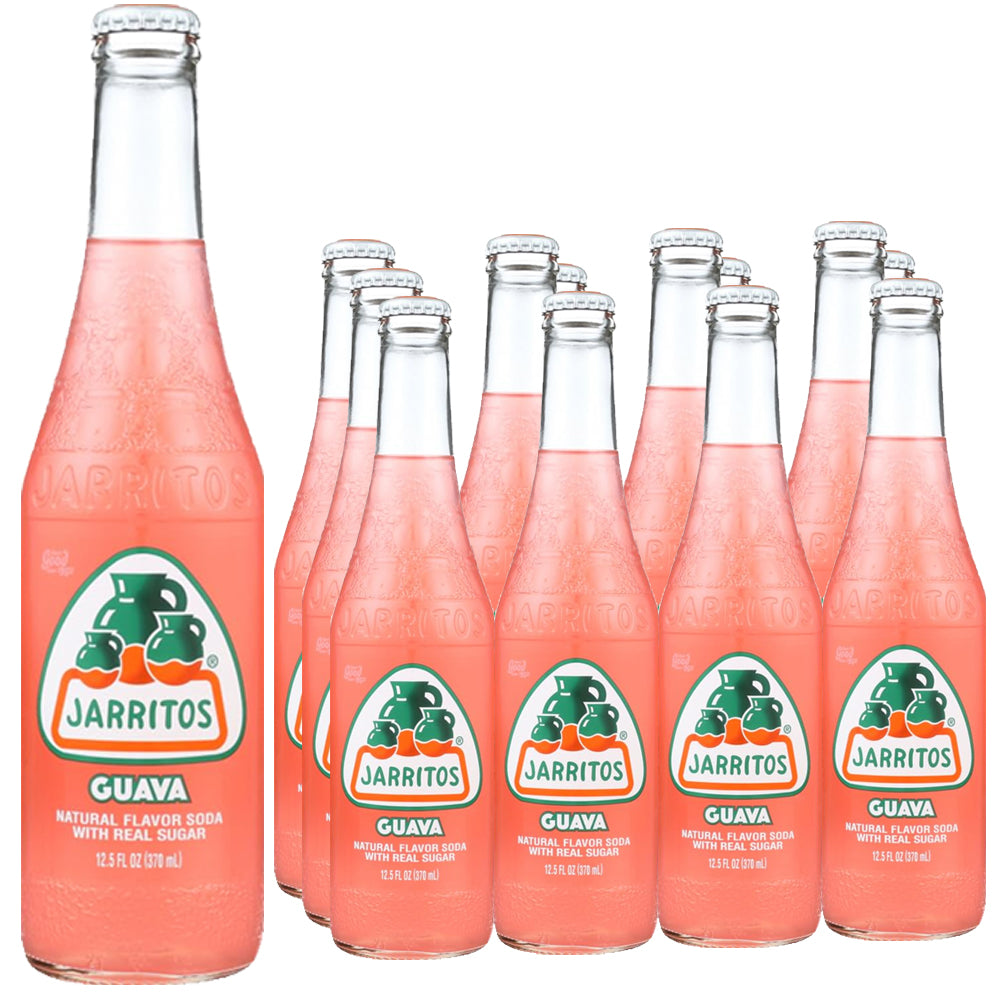 Jarritos Guava Natural Flavor Soda 370ml (Case of 12)