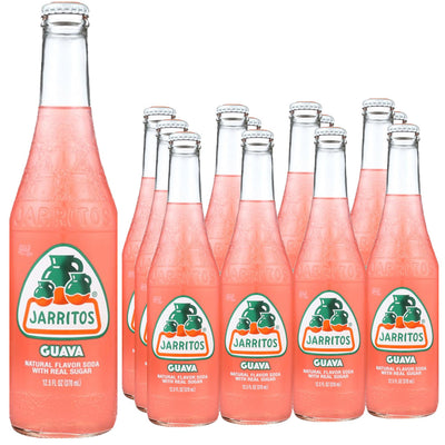 Jarritos Guava Natural Flavor Soda 370ml (Case of 12)