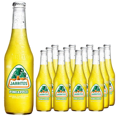 Jarritos Pineapple Natural Flavor Soda 370ml (Case of 12)