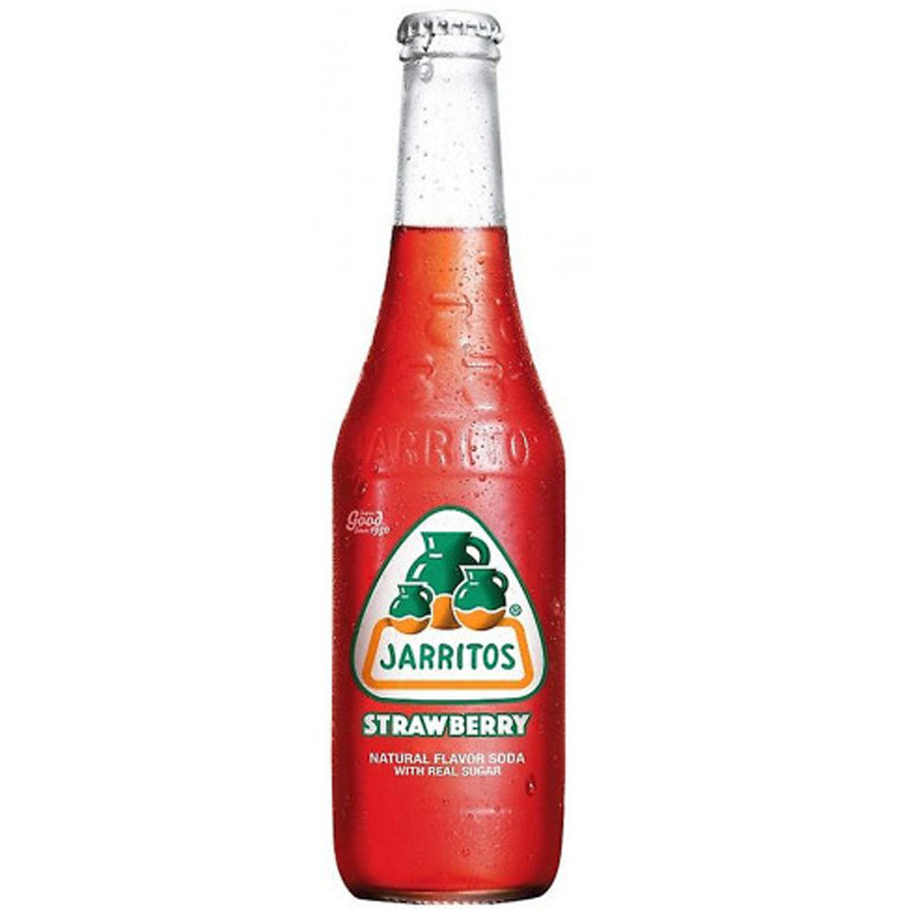 Jarritos Strawberry Natural Flavor Soda 370ml (Case of 12)