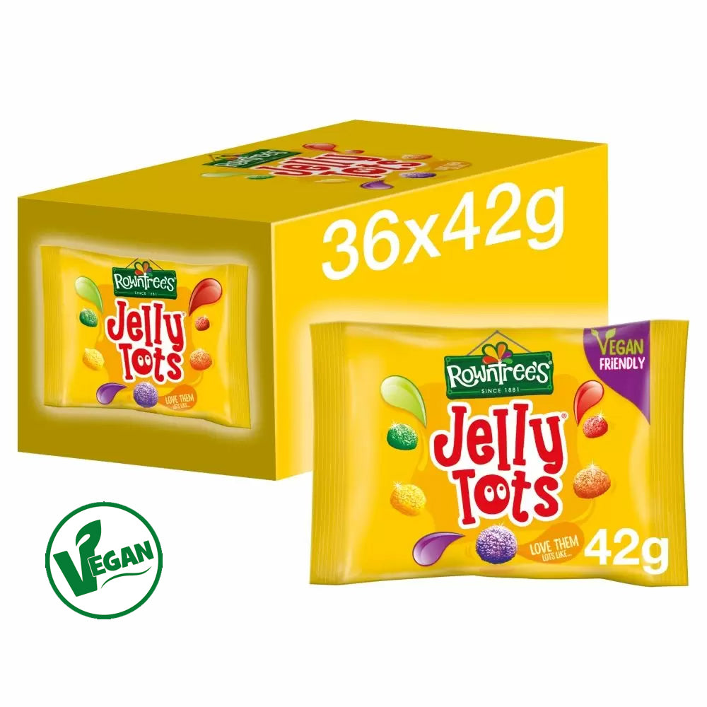 Rowntree's Jelly Tot Sweets 42g (Box Of 36) - WingsMart