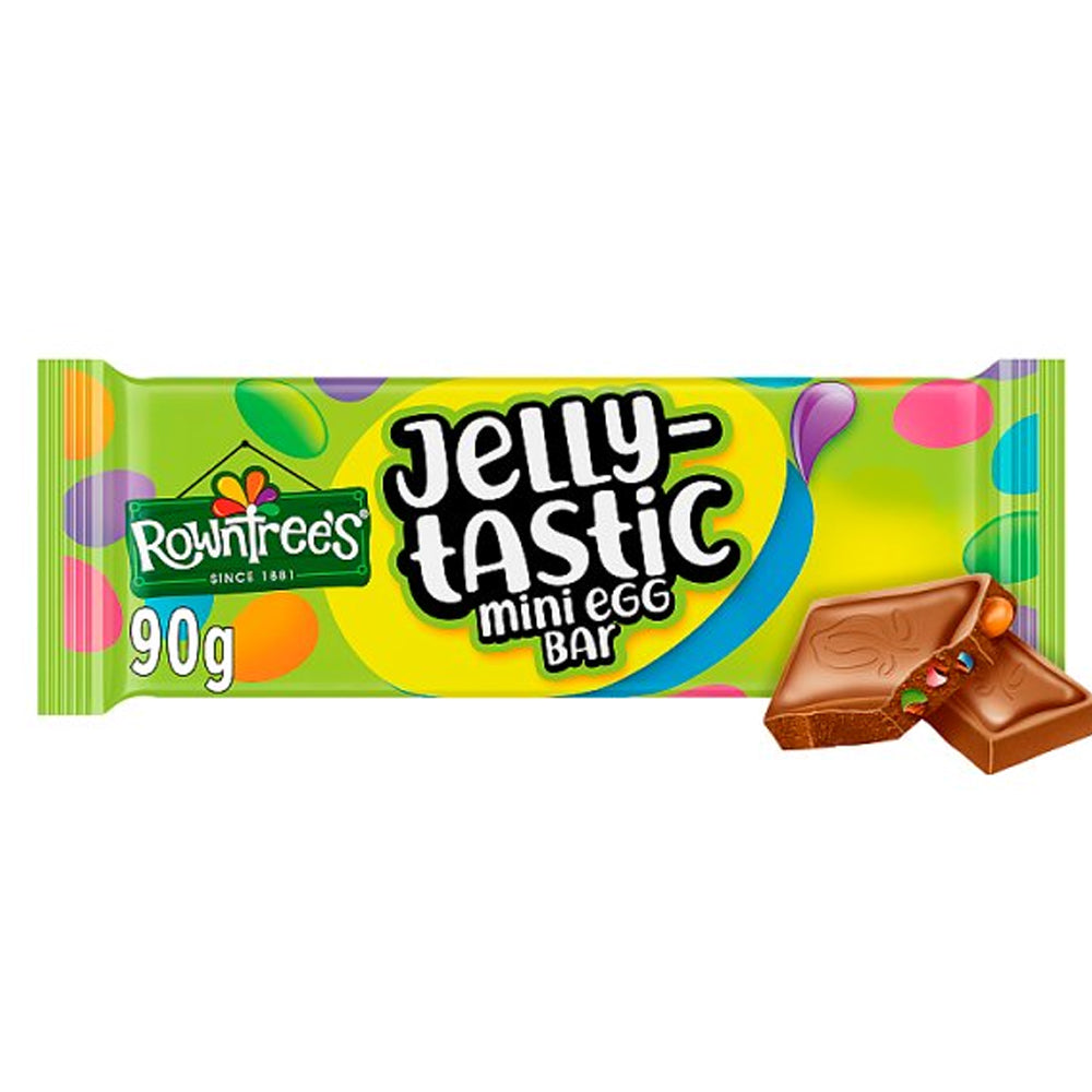 Rowntree's Jellytastic Mini Egg Chocolate Sharing Bar 90g