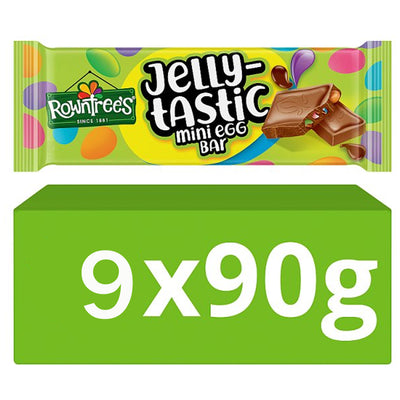 Rowntree's Jellytastic Mini Egg Chocolate Sharing Bar 90g