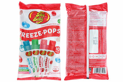 Jelly Belly Freeze Pops Ice Lollies 10 x 50ml Mixed Flavours