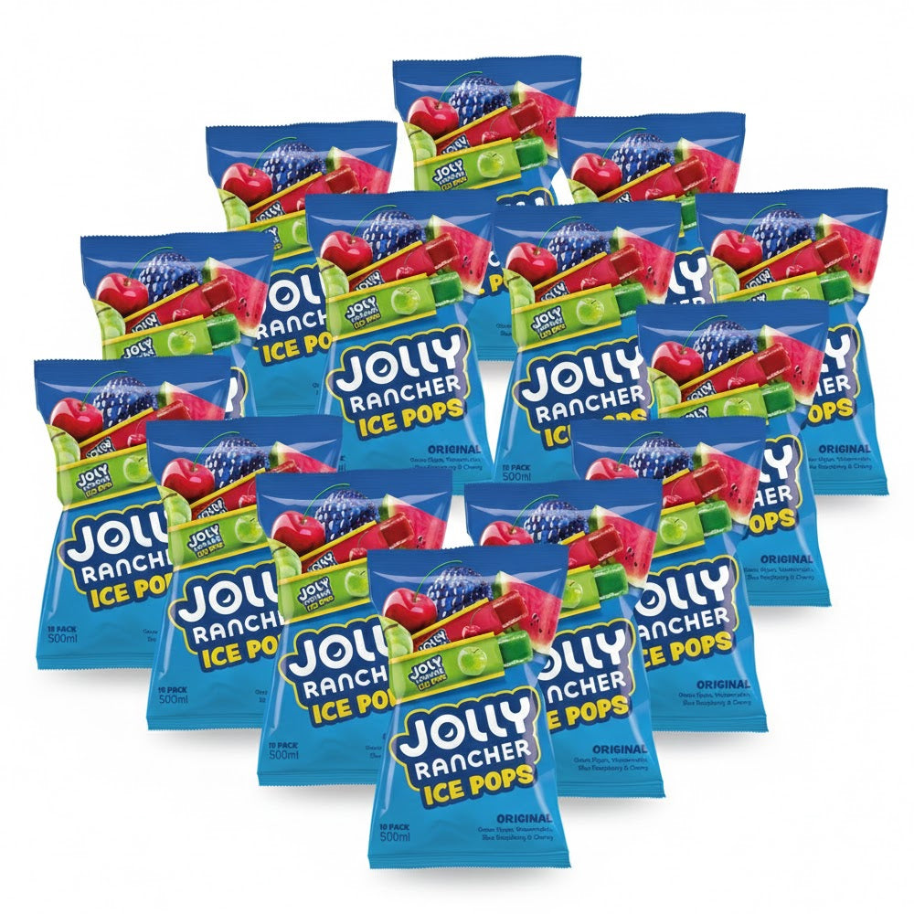 Jolly Rancher Ice Pops Multipack 10 Packs 500ml (10 Packs of 10 × 50ml)