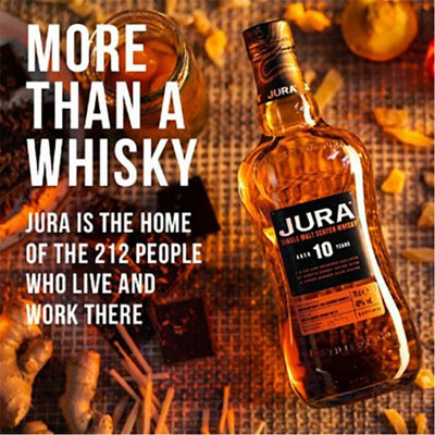 Jura Aged 10 Years Single Malt Scotch Whisky 70cl