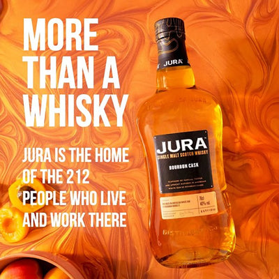 Jura Single Malt Scotch Whisky Bourbon Cask 70cl
