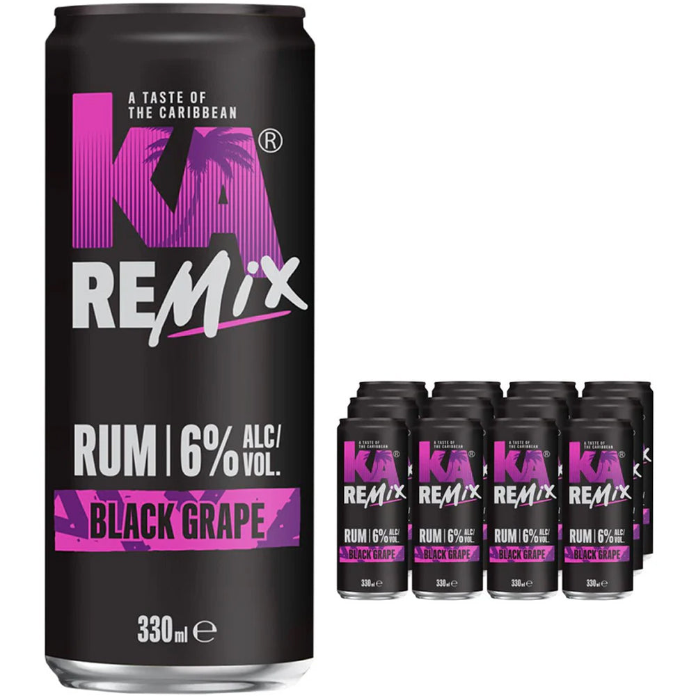 KA Remix Rum Flavored Packs 12 x 330ml