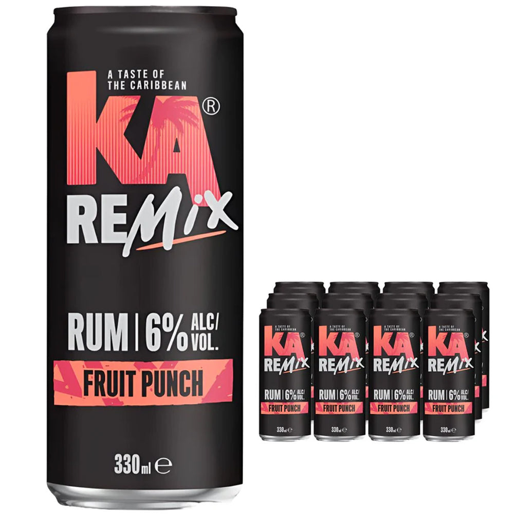 KA Remix Rum Flavored Packs 12 x 330ml