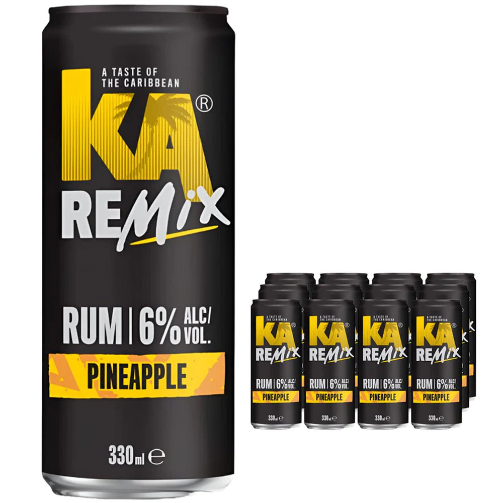 KA Remix Rum Flavored Packs 12 x 330ml