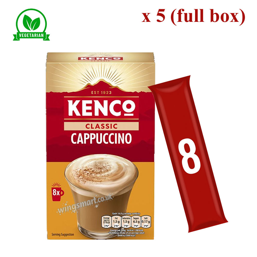 Kenco Instant Coffee 8 Sachets Duo Cappuccino & Latte