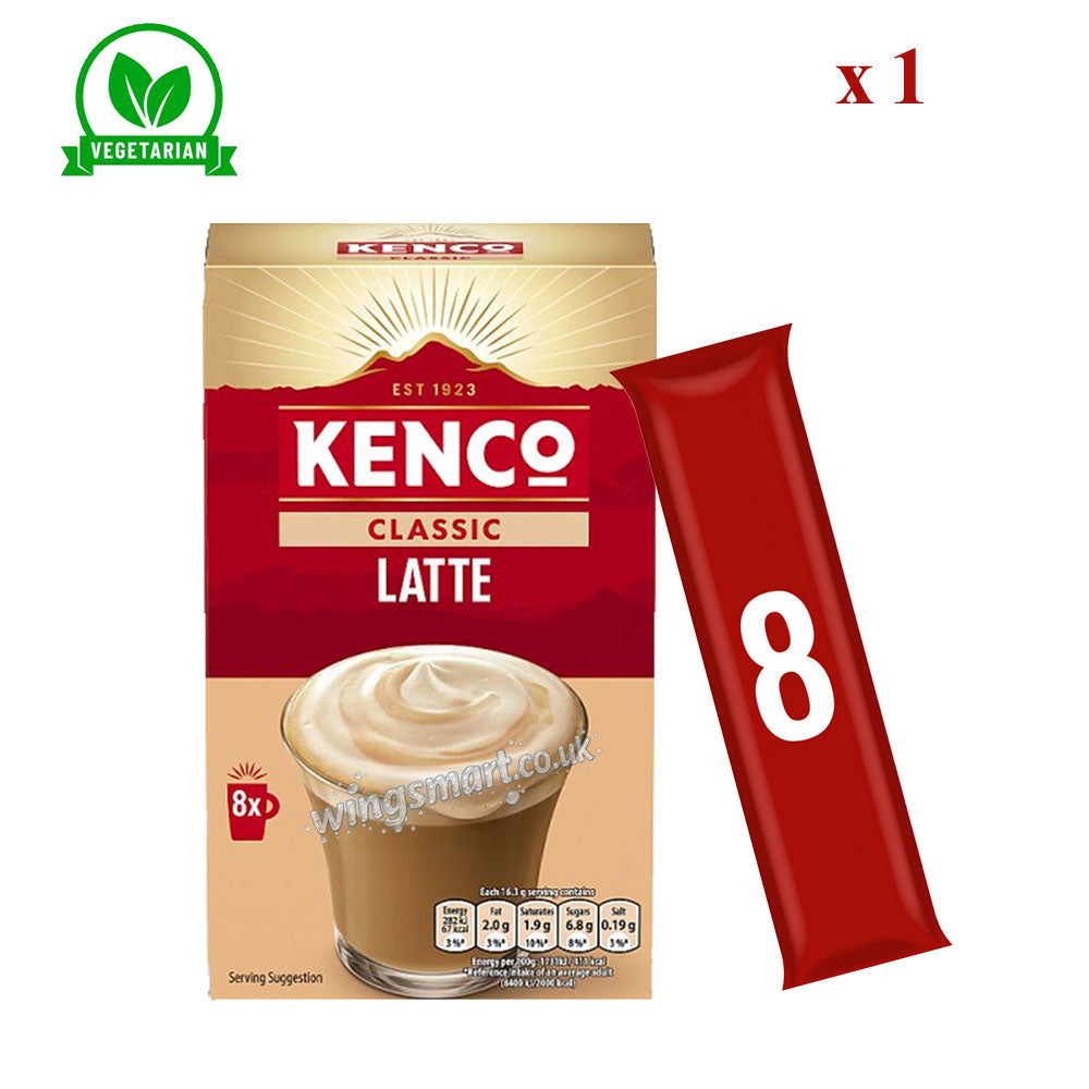 Kenco Instant Coffee 8 Sachets Duo Cappuccino & Latte