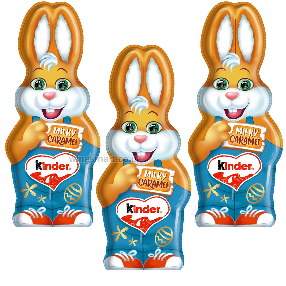 Kinder Bunny Milky Caramel 110g (Pack of 3)