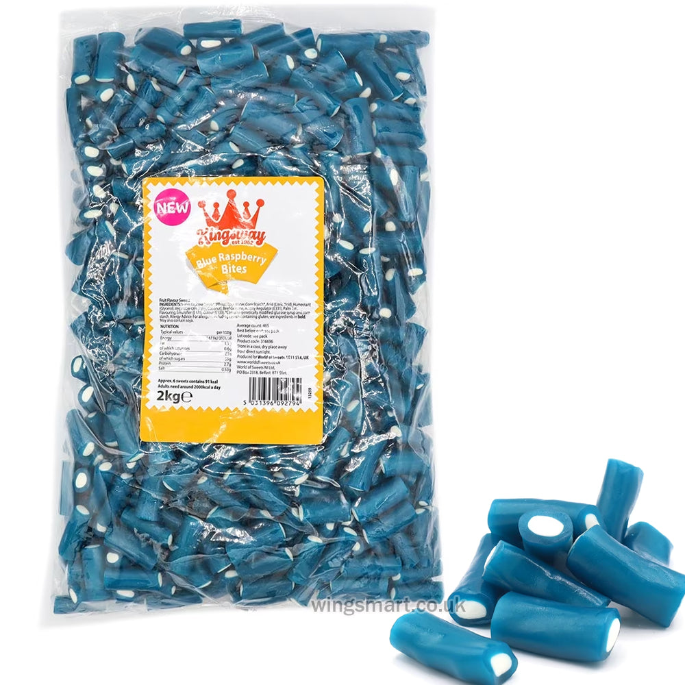 Kingsway Blue Raspberry Bites Bag 2kg