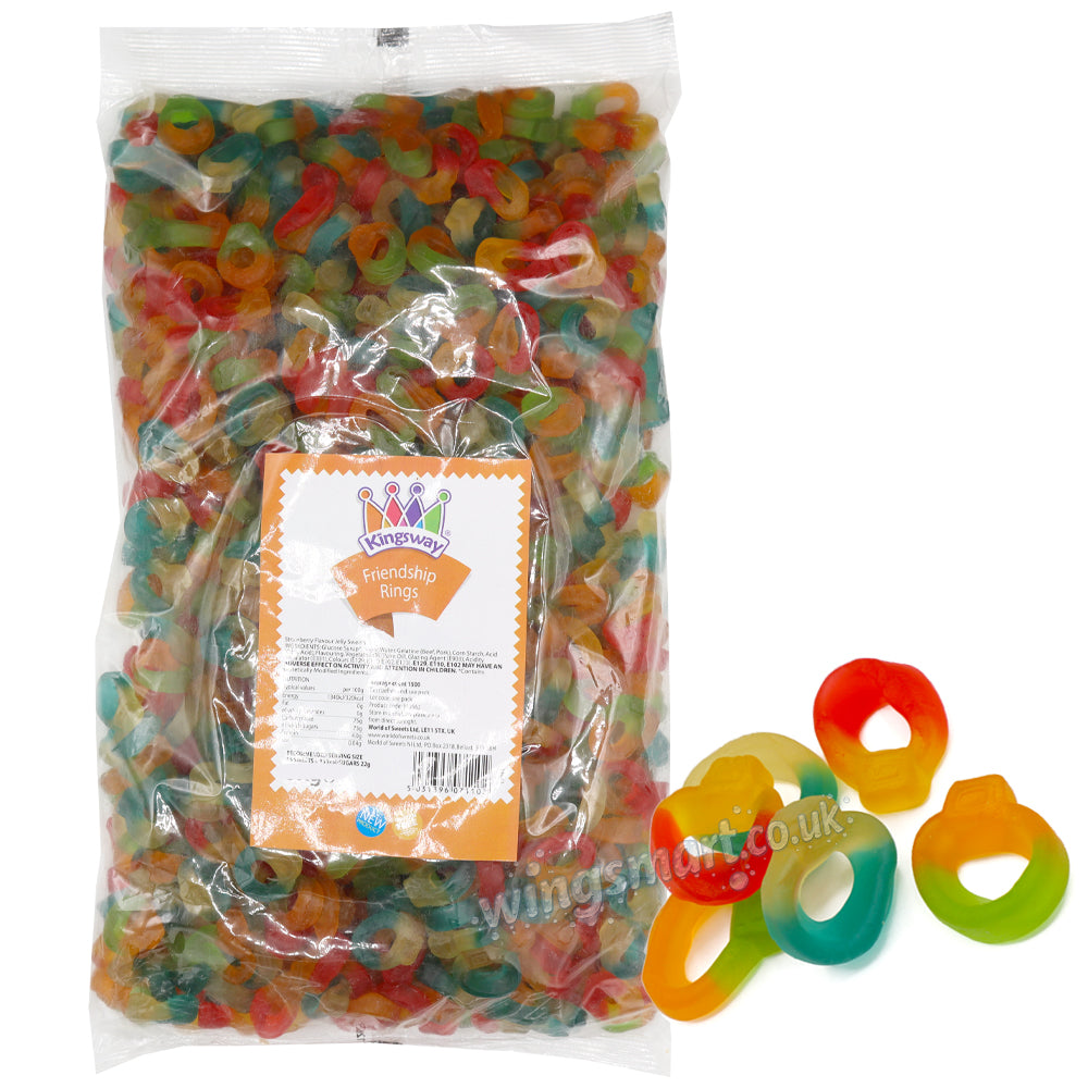 Kingsway Friendship Rings Bulk Sweets 1kg 2kg 3kg – WingsMart