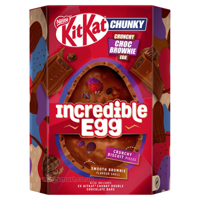 KitKat Chunky Crunchy Choc Brownie Chocolate Incredible Easter Egg 384g