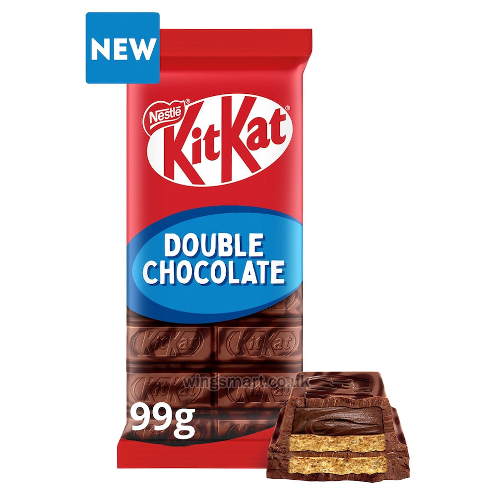 KitKat Double Chocolate Sharing Bar 99g PMP (Pack of 15)