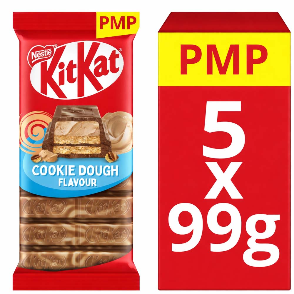 KitKat Cookie Dough Flavour Chocolate Sharing Bar 99g PMP