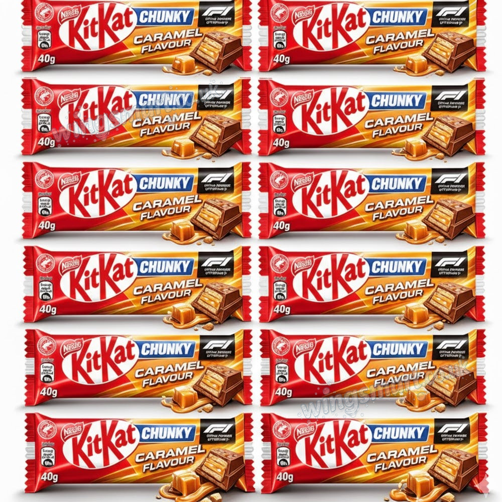 KitKat F1 Chunky Caramel Flavour Milk Chocolate Bar 40g