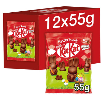 Kit Kat Bunny Milk Chocolate Easter Figure Sharing Bag 55g (Box of 12)