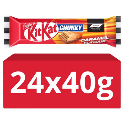 KitKat F1 Chunky Caramel Flavour Milk Chocolate Bar 40g