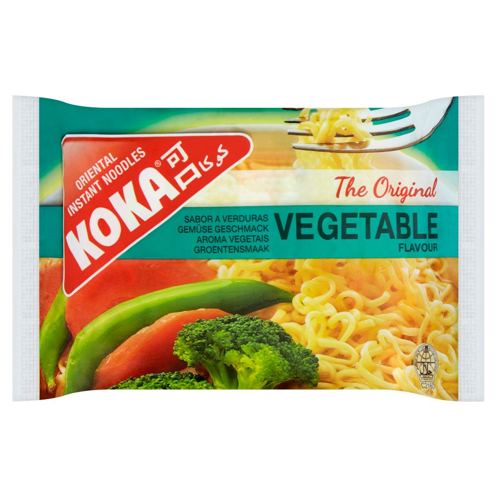 Koka Oriental Instant Noodles Vegetable Flavour 85g × 30