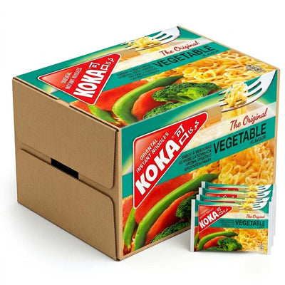 Koka Vegetable Flavour Instant Noodles 85g (15 or 30 Pack)