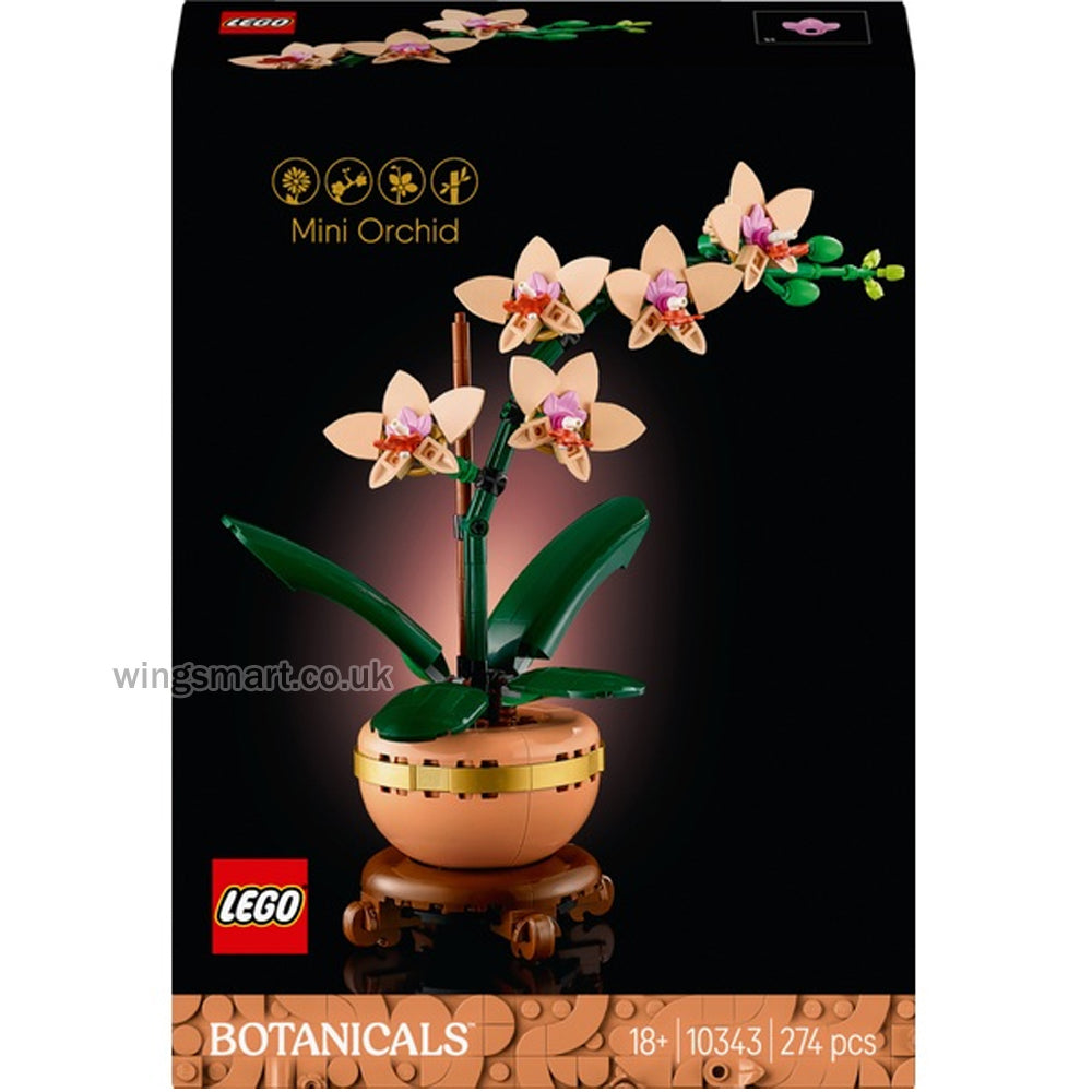 LEGO Botanical Collection 10343 Flowers Mini Orchid Set for Adults