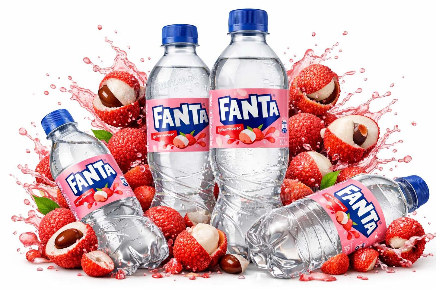 Fanta Lychee Flavoured Drink – 12 x 500ml Bottles - China Edition