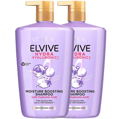 L'oreal Elvive Hydra Hyaluronic Shampoo 2 x 1L