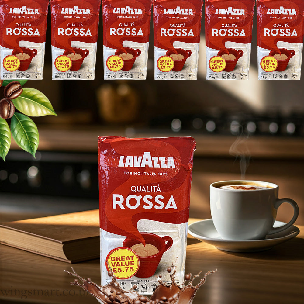 Lavazza Qualita Rossa PMP 250g (Pack of 6)