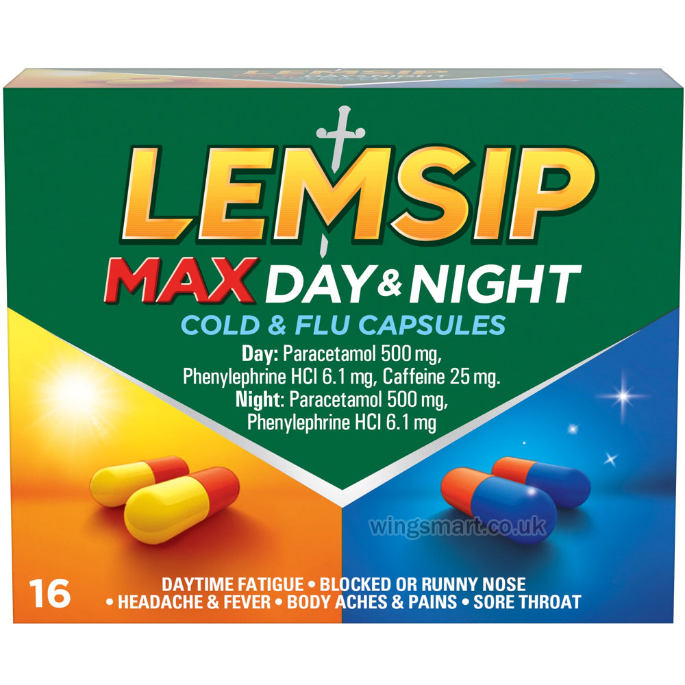 Lemsip Max Day & Night Capsules 16 count