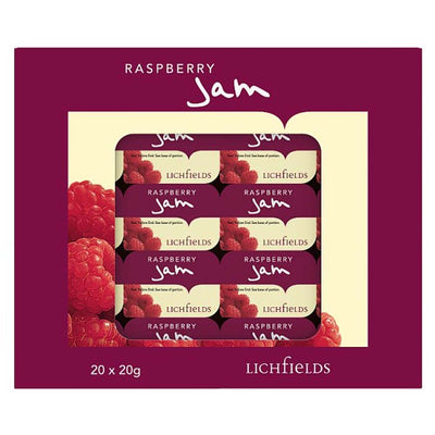 Lichfields Raspberry Jam Portions 20 x 20g