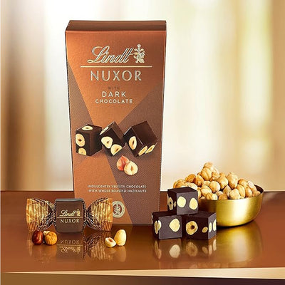 Lindt Nuxor Dark Chocolate and Hazelnuts Gift Box 165g