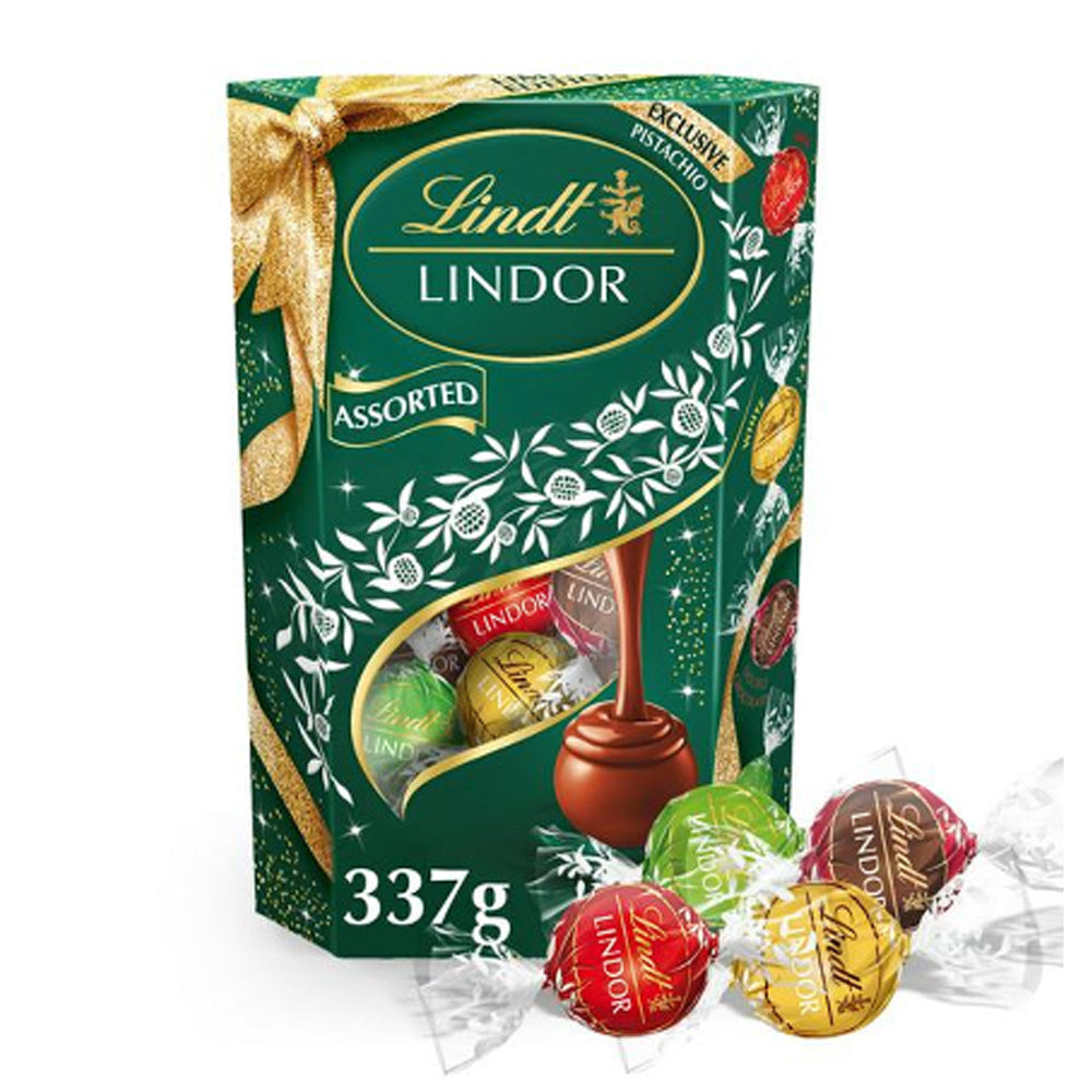 Lindt Lindor Assorted Chocolate Truffles Festive Edition 337g