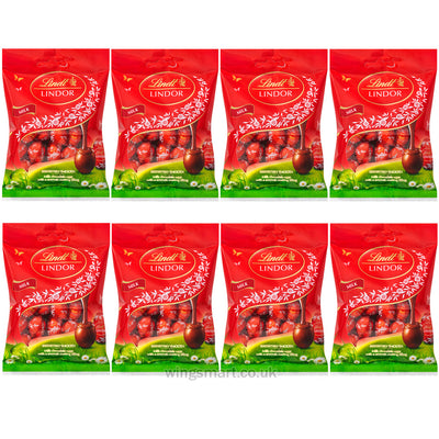 Lindt Lindor Milk Chocolate Easter Mini Eggs Bag 80g