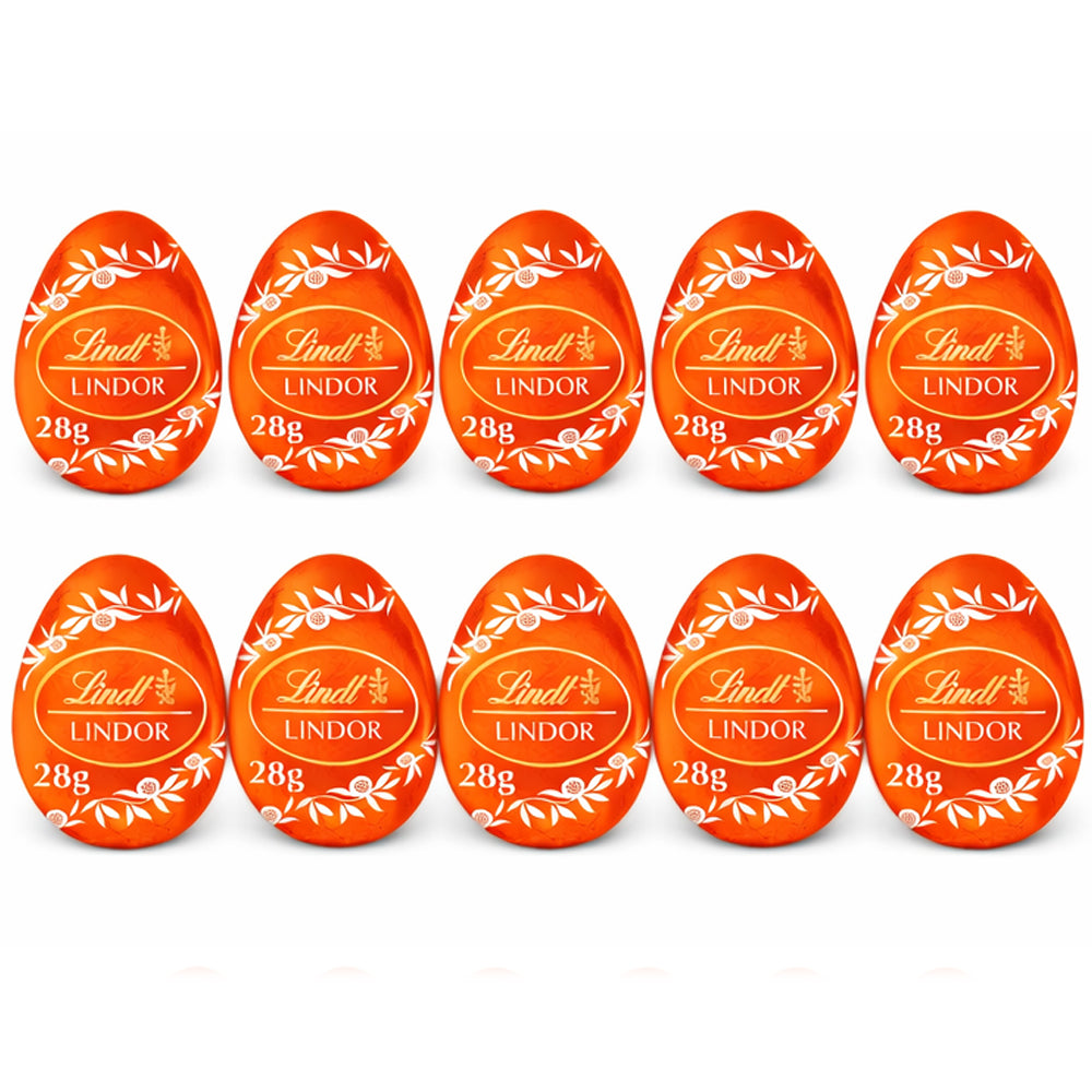 Lindt Lindor Filled Egg Milk Orange