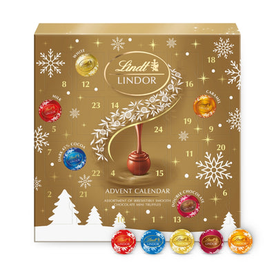 Lindt Lindor Assorted Mini Truffle Advent Calendar 117g