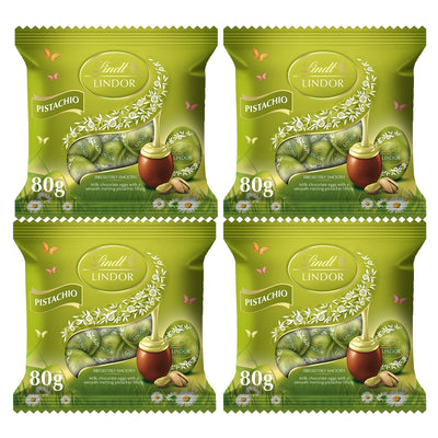 Lindt Lindor Pistachio Chocolate Easter Mini Eggs Bag – 80g