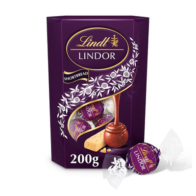 Lindt Lindor Shortbread Truffles 200g