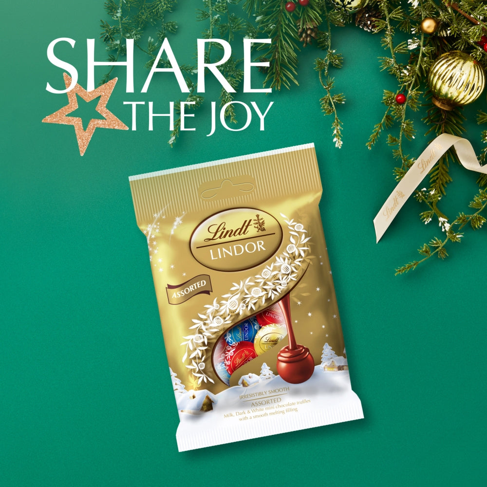Lindt Lindor Assorted Mini Truffles Bag 80g