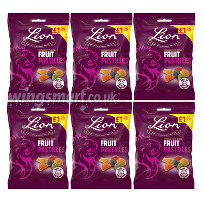 Lion Fruit Pastilles Bag 130g – Juicy Fruity Chews