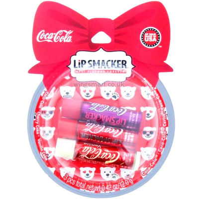 Lip Smacker 3pcs Coca Cola Lip Balm Set |Collection of top Coca Cola Lip Balm - Moisturizing Lip Balm