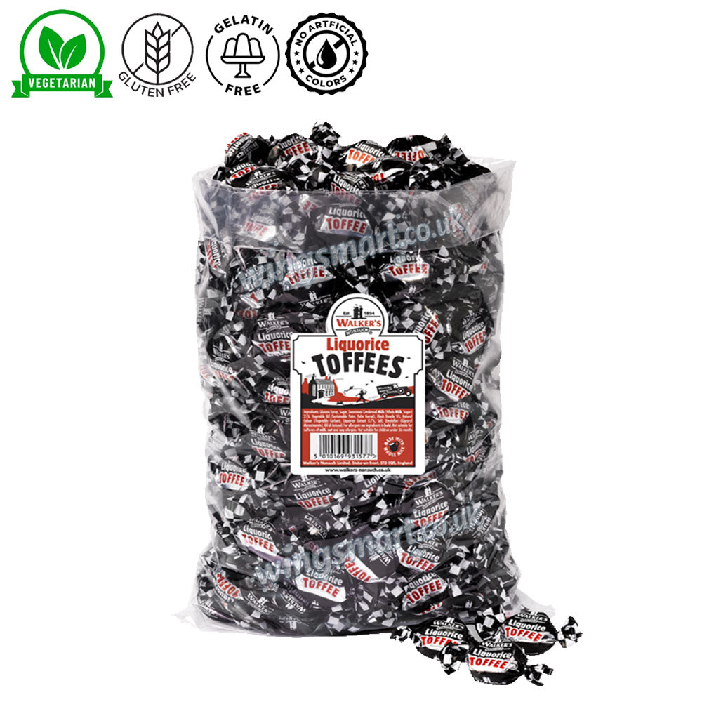 Walker’s Nonsuch Assorted Toffees & Eclairs 2.5kg Mixed Classic Toffee Selection